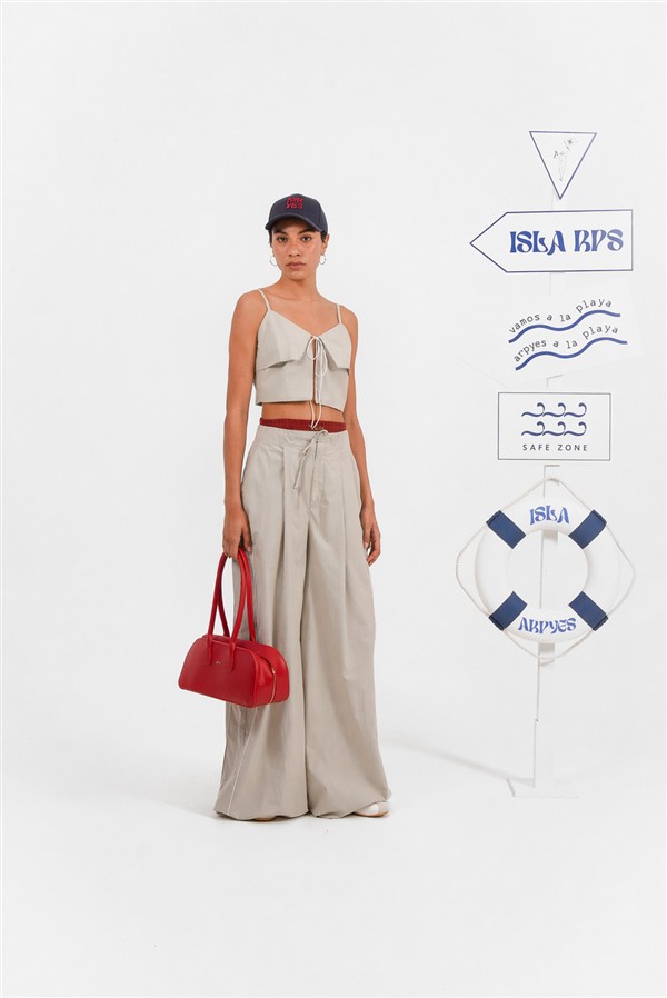 ARPYES WAVE PANTS KHAKI